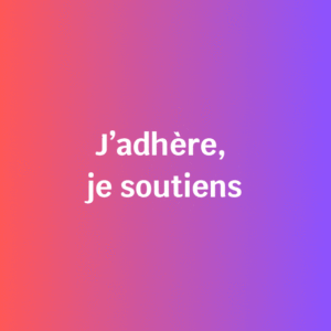 Bouton pour adhérer, faire un don à l'association